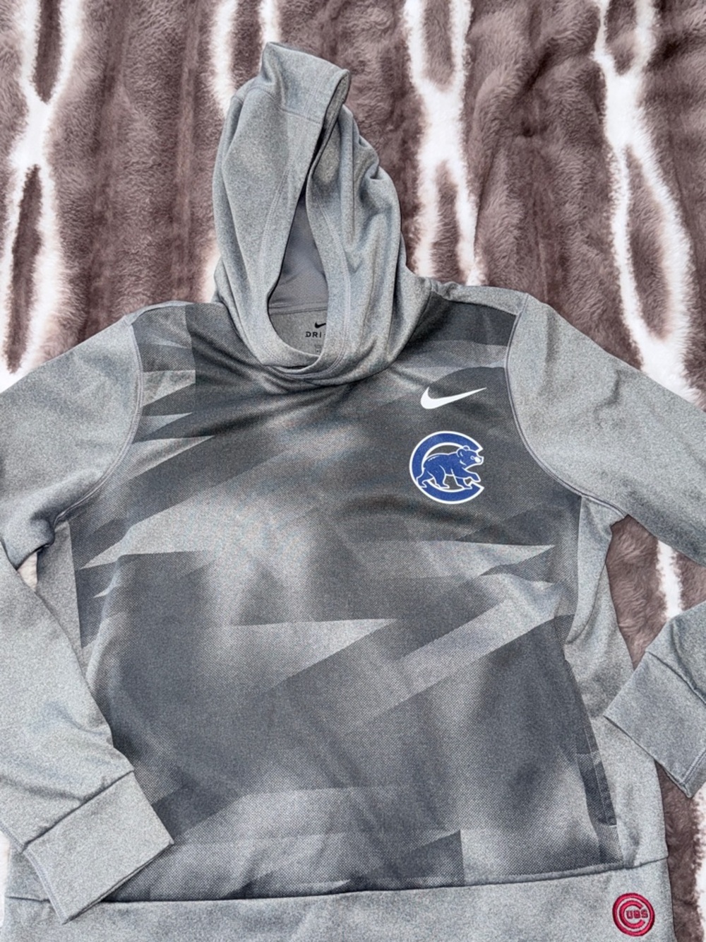 Nike Dri-FIT Gray cubs hoodie